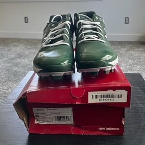 New Balance Mens Pl4040f5 Green/White Baseball Cleats Size 16 D